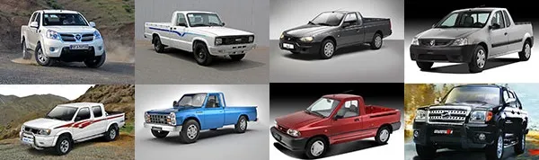 بررسی وانت های موجود در بازار ایران