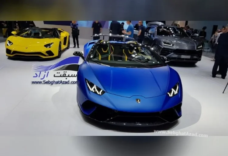 لامبورگینی هوراکان اسپایدر در نمایشگاه پکن