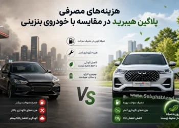 هزینه های مصرفی خودروی پلاگین هیبرید در مقایسه با خودروی بنزینی