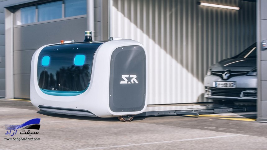 ربات هایی که خودرو مسافران در فرودگاه لندن را گرفته و انها را پارک می کنند