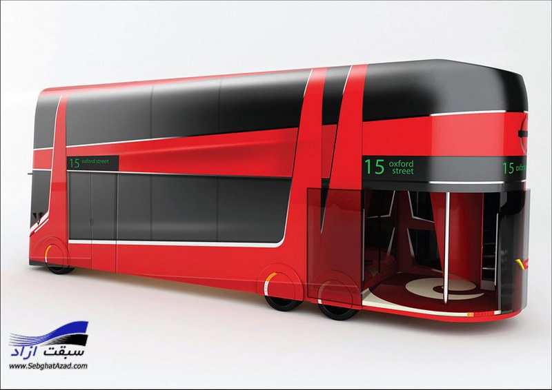 اتوبوس آینده شهر لندن برای کاهش آلودگی محیط زیست