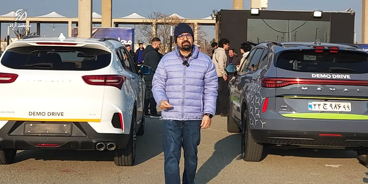 تست درایو 3 محصول بهمن موتور در ششمین نمایشگاه خودرو تهران