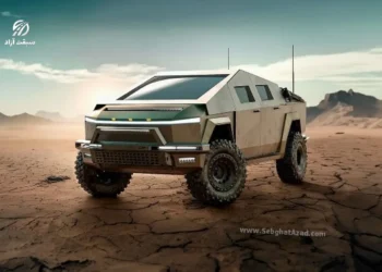خودروی زرهی سایبرتراک استینگ مدل 2025 با سوخت جت