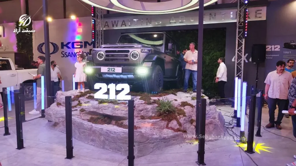 BAW 212 محصول جدید خودروسازی ایلیا 2 رونمایی از 212 BAW در نمایشگاه خودروی مشهد ۱۴۰۴