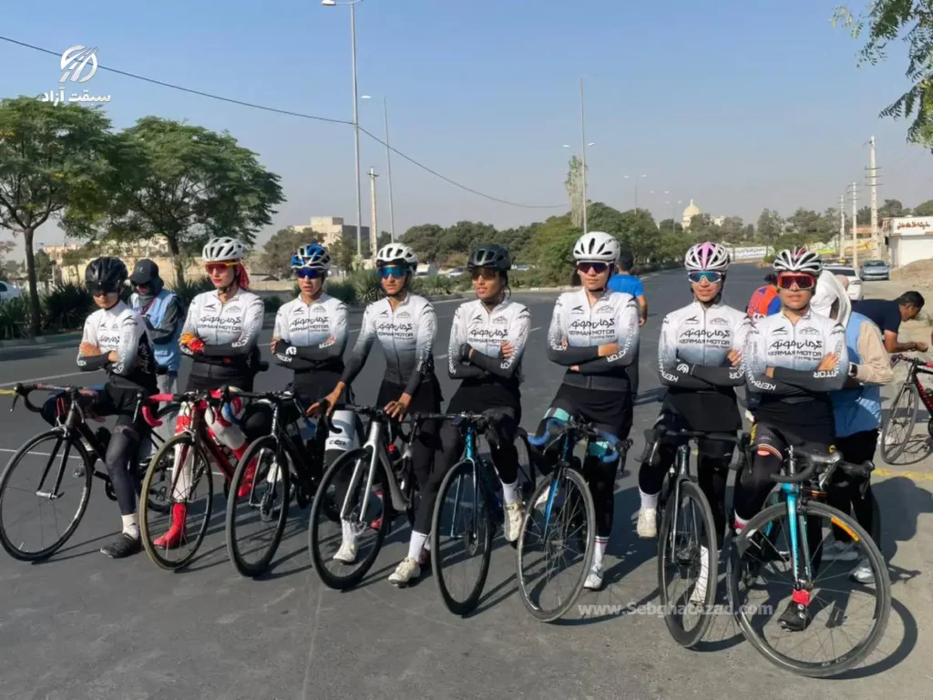 قهرمانی و رکورد شکنی برای بانوان دوچرخه سوار کرمان موتور