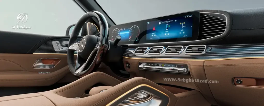 کابین مرسدس بنز GLS580 مدل 2024