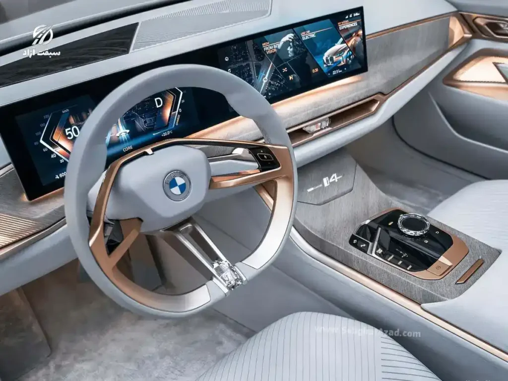 داخل بی ام و i4 کانسپت 2020