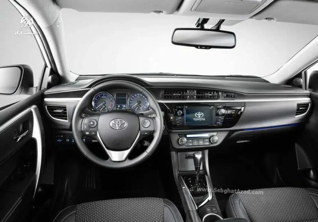 نمای داخلی تویوتا کرولا 2016 کارکرده