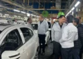 بازدید مدیرعامل گروه خودروسازی سایپا از خطوط تولید