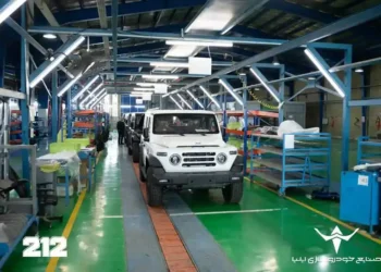 خودروی 212 خودروسازی ایلیا روی خط تولید