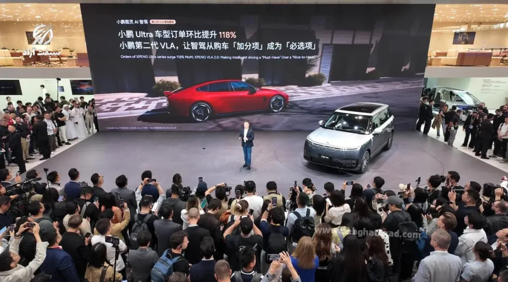 اکس پنگ جی ایکس در نمایشگاه خودروی پکن ۲۰۲۶