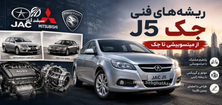 ریشه های فنی جک J5؛ از پلتفرم میتسوبیشی تا موتور و گیربکس