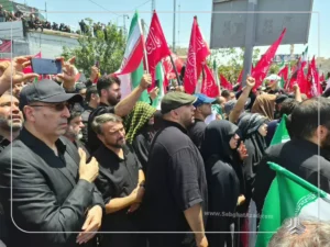 حضور پررنگ خانواده بزرگ سایپا در مراسم بدرقه رهبر شهید انقلاب