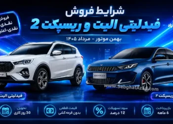 شرایط فروش فیدلیتی الیت و ریسپکت 2 بهمن موتور