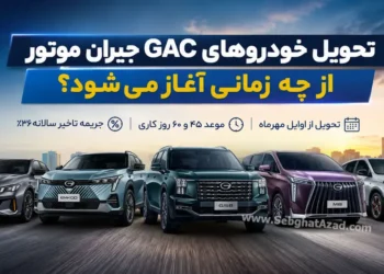 اولین GACهای طرح مرداد جیران موتور چه زمانی تحویل میشوند؟