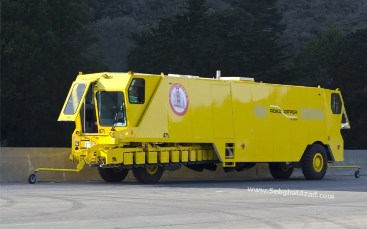 Road Zipper یا ماشین انتقال موانع بتنی چیست