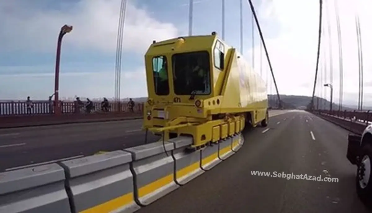 Road Zipper یا ماشین انتقال موانع بتنی چیست