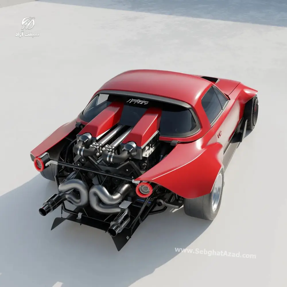 مزدا MX-5 با موتور W16 بوگاتی