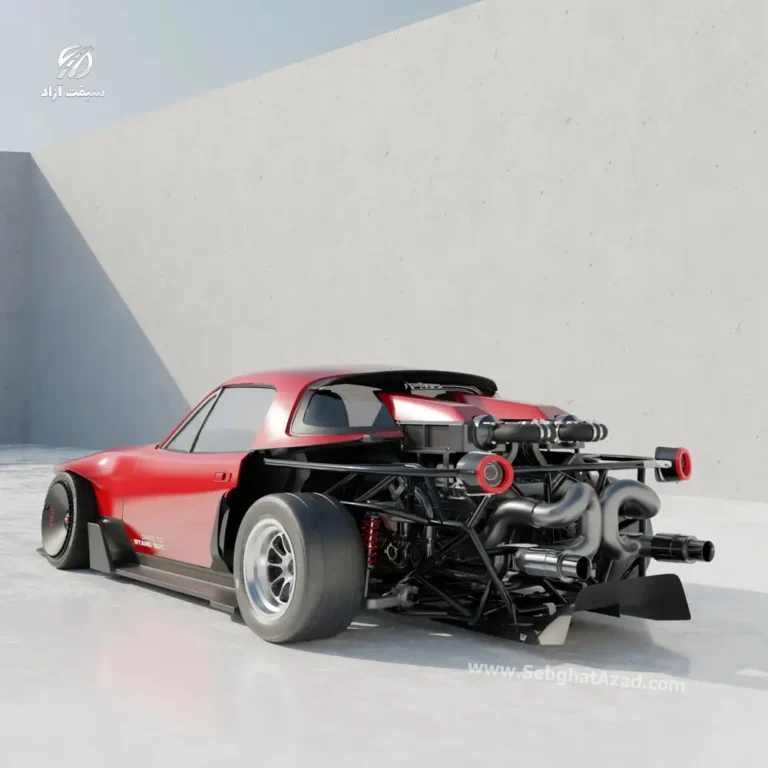 مزدا MX-5 با موتور W16 بوگاتی؛ دیوانه وارترین میاتای تاریخ فقط در دنیای CGI
