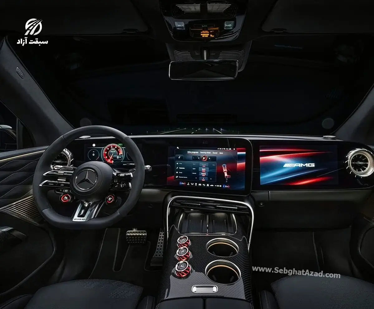 فضای داخل کابین مرسدس AMG GT برقی
