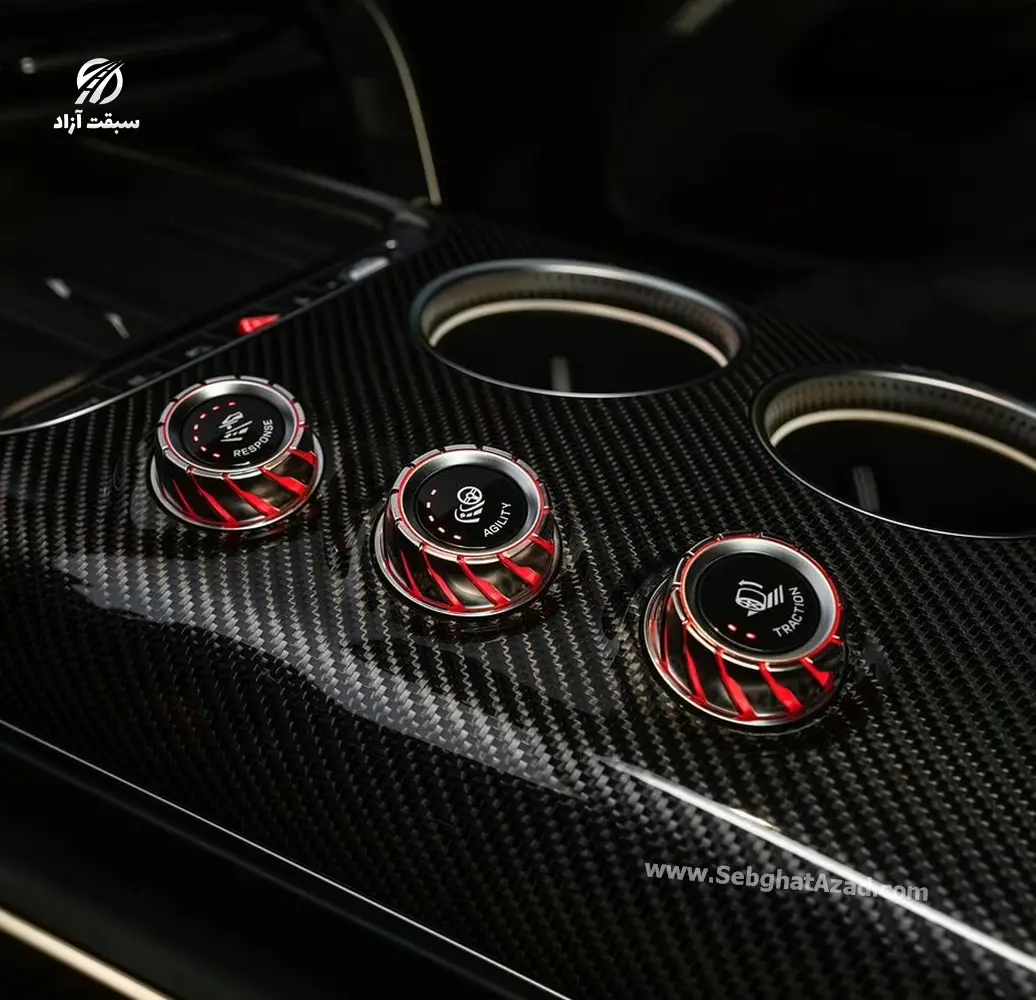 کنسول مرسدس AMG GT برقی