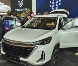 تیگارد x35 پرایم در نمایشگاه خودرو تهران ۱۴۰۳