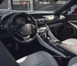 نمای داخلی لکسوس RC350 F Sport AWD مدل 2022