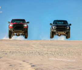 مقایسه فورد F-150 رپتورو دوج رم 1500 TRX