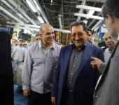 مراسم افتتاح خط آریا و رونمایی از ۳ محصول جدید گروه خودروسازی سایپا