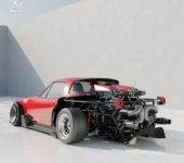 مزدا MX-5 با موتور W16 بوگاتی
